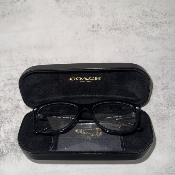 Coach HC 6095 Black Unisex Eyeglasses 54-16-135mm NEW - Picture 2 of 8